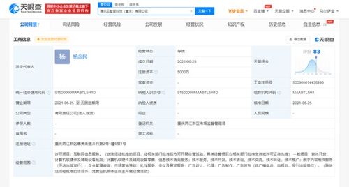 腾讯在渝设立云智服公司，注资5000万加码软件开发与智能化服务